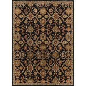 Hauteloom Salix Hand Tufted Black Wool Rug - 1 of 4