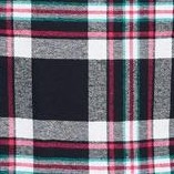 black/pink plaid
