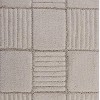 Knightsbridge Chakker Board 220 GSF Non Skid Back Bath Rug Set - 2- Piece - 17x24 and 21x34", Ivory - 4 of 4