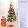 Whisen 5FT Artificial Christmas Tree with LED Energy-saving Lights, 109 Pendant Tree Skirts and Guardrails - 3 of 4