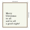 Amanti Art Merry Christmas To All by Amanti Art Portfolio Canvas Wall Art Print Framed - 3 of 4