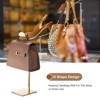 Unique Bargains Stainless Steel Home Retail Store Adjustable Height Clutch Purse Display Stands 2 Pcs - 4 of 4