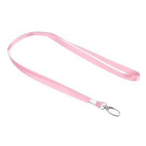 Unique Bargains Polyester Wear-resistant Lightweight ID Card Neck Lanyards with Hook 20 Pcs - 1 of 4