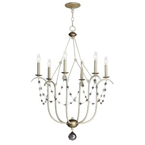 Maxim Lighting Formosa 6 - Light Chandelier in  Ecru/Venetian Gold - 1 of 4