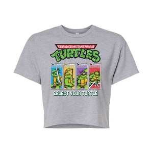 Women's - Teenage Mutant Ninja Turtles - Select Cropped Graphic T-Shirt - 1 of 4