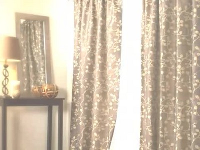 Navy Cotton Tab Top Room-Darkening Drape Panels, 40 x 72 inches