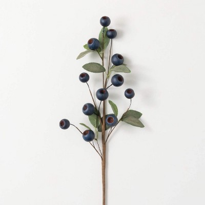 Artificial Blue Pod Stem Blue 25.5"H