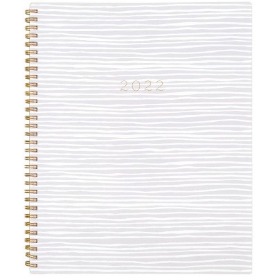 2022 Planner Large W/M Printed Poly Stripe - Leah Bisch for Cambridge