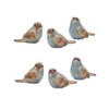 Melrose Rustic Blue Bird Figurine (Set of 6) - 2 of 4