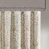 PAGED Luxury Jacquard Shower Curtain, 72x72" Damask Medallion Design Shower Curtain for Bathroom, Silver Curtain -Bathroom Decor - 2 of 4