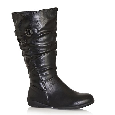 Avenue Women's Wide Width Tall Scrunch Boot
