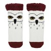 Harry Potter Big Face Hedwig Women's Quarter Crew Ankle  Sock - 2 of 4