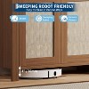 34" Sideboard Buffet Cabinet with Storage,Wooden Credenza Storage Cabinet with Adjustable Shelves,Natural Oak - 2 of 4