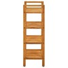vidaXL Shoe Rack Shoe Storage Organizer Shoe Shelf for Closet Solid Oak Wood - 19.7" 31.5" - 3 of 4