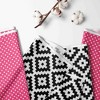 Bacati - Aztec Love Black Fuchsia Window Valance - 2 of 4