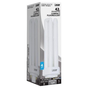 Feit Electric 42 W PL 6.59 in. L CFL Bulb Cool White Specialty 4100 K 1 pk - 1 of 1