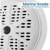 Pyle 4" Waterproof Marine Stereo Speakers - Dual-Cone Full-Range (Pair) - 4 of 4