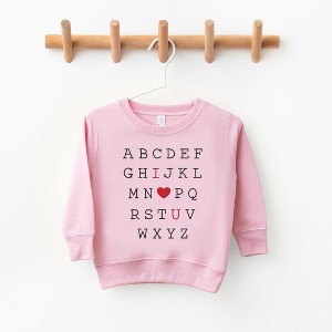 The Juniper Shop Alphabet I Love You Youth Ultra-Soft Graphic Sweatshirt - 1 of 3