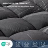 Itopfox King Mattress Topper, Viscose Bamboo Soft Pillow Top Pad, Thick Cover for Back Pain Relief with Deep Pocket - 2 of 4