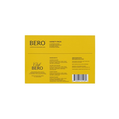 BERO Brewing Shandy Variety Non-Alcoholic Beer - 12pk/12 fl oz Cans