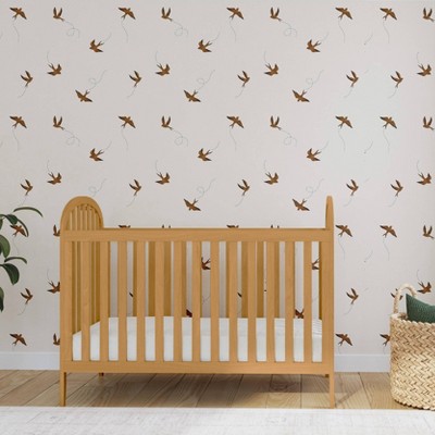 Honey Wood 3-in-1 Convertible Crib