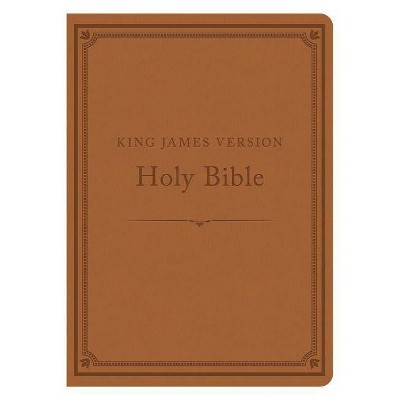 The KJV Compact Gift & Award Bible Reference Edition [Camel] - by  Barbour Publishing (Paperback)