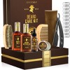 Fathers Day Gifts LOVERYMEN 13-Piece Beard Care Kit – Ultimate Grooming Set with Oil, Balm, Wash, Razor & More in Elegant Gift Box - 2 of 4