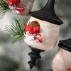 5"H  5.5"H and 5"H Sullivans Frosted Birdhouse Ornament - Set of 3  Multicolored Christmas Ornaments - 2 of 2