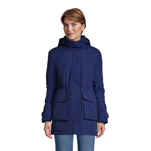 Lands' End Women's Insulated Cozy Fleece Lined Winter Coat - X-small -  Black : Target