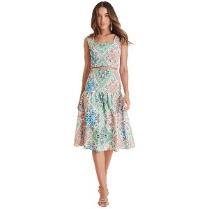 VENUS Womens Smocked Two-Piece Set - 1 of 3