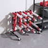 VEVOR Car Dolly Rack, Storage Rack with 360° Rotatable Wheels, Hydraulic Ratchet Trolley Jack Stand Organizer, 4-Dolly Capacity, Black - 2 of 4