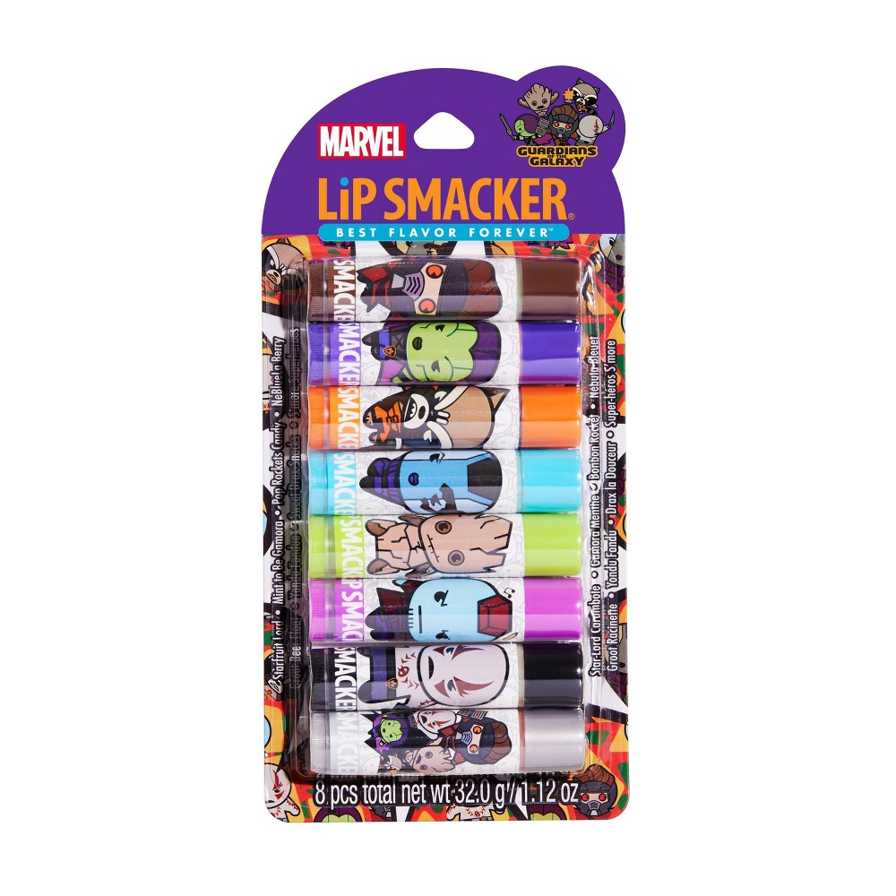 Photos - Lipstick & Lip Gloss Lip Smacker Guardians of the Galaxy Lip Balm Party Pack - 8ct 