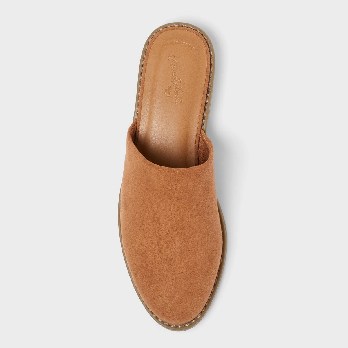 Женские сабо Universal Thread Women’s Rita Mule Flats with Memory Foam Insole – Universal Thread™ Cognac 7.5 — фото 3