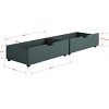 Donco Kids Full/Full Mission Bunk Bed With Dual Underbed Drawers Dark Grey Finish - 2 of 4