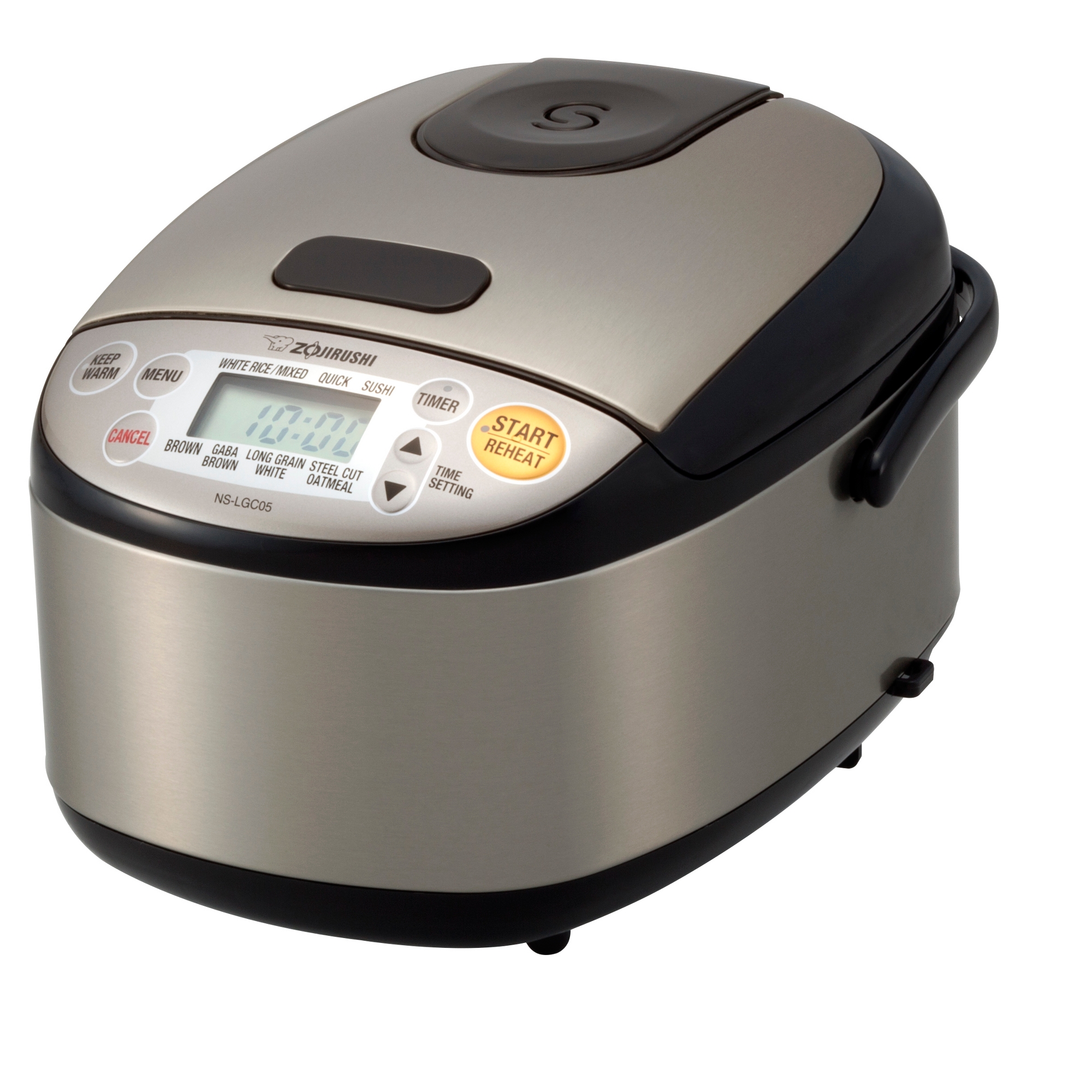 Micom 3 Cup Rice Cooker & Warmer: Zojirushi, 8 Settings, Automatic Keep Warm, Nonstick, Timer, Light Silver, 450W