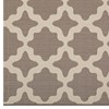 Modway Cerelia Moroccan Trellis 8x10 Indoor and Outdoor Area Rug - Light and Dark Beige,  100% Soft Polypropylene ,  Tight Low Pile Weave - 2 of 4