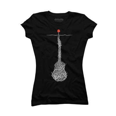 Junior's Design By Humans Music Always Finds A Way By NomAdartStudio T-Shirt