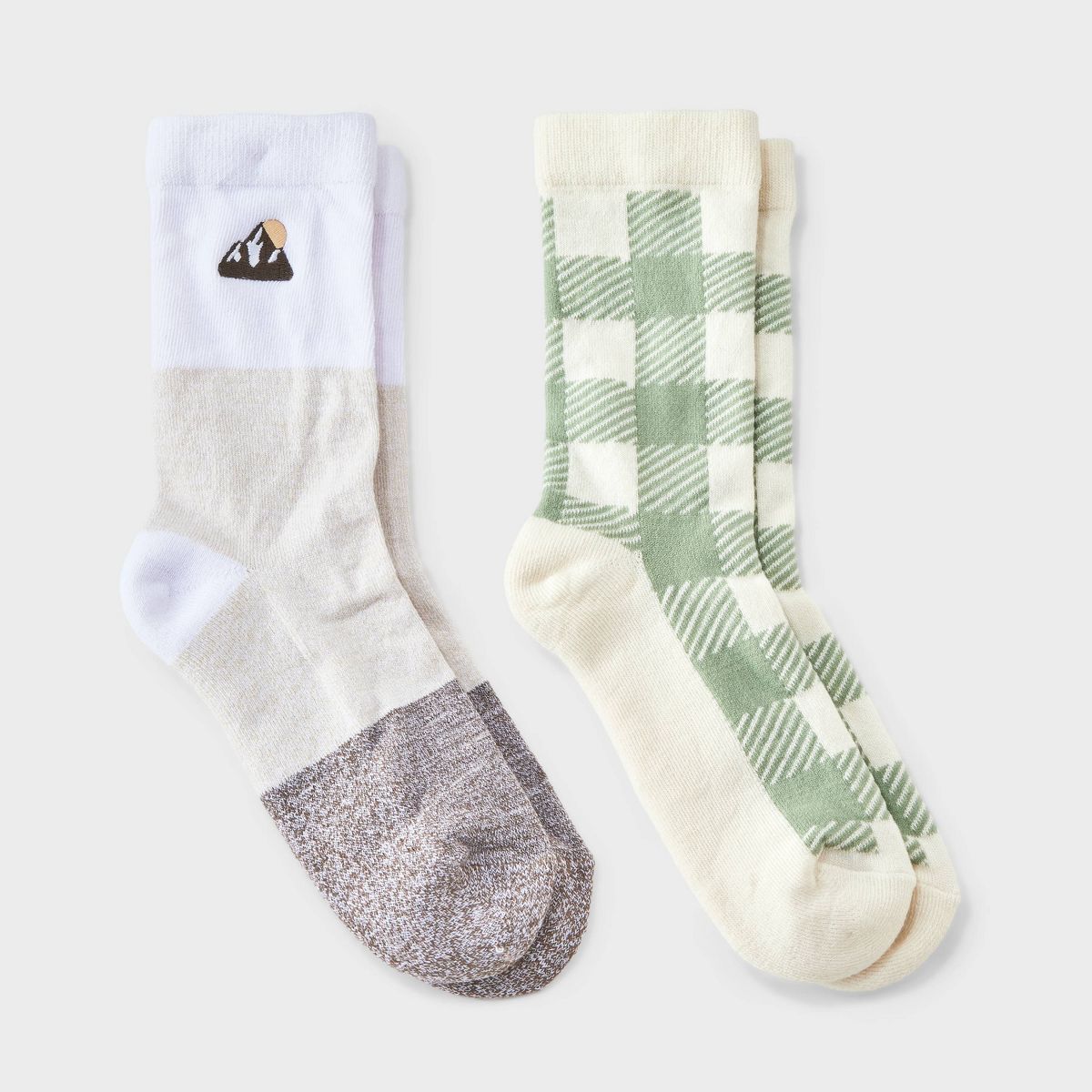 Boys' 2pk Mountain Crew Socks - Cat & Jack™