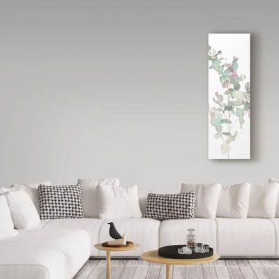 Eucalyptus Watercolor Botanical Print on Canvas