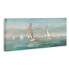 Stupell Industries Sailboat Fleet Ocean Waves, 30" x 13" - 3 of 4
