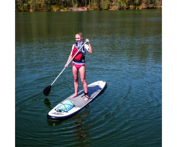 Bestway Inflatable Hydro-Force Wave Edge 122" X 27" Stand Up Paddle Board, White
