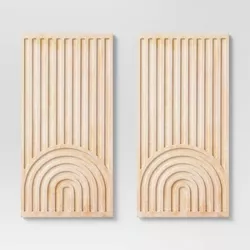 (Set of 2) Geometric Wall Panels - Threshold™