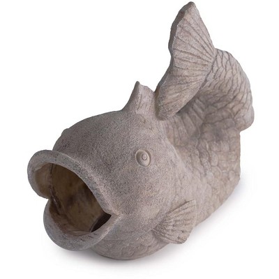 Wind & Weather Resin Friendly Fish Decorative Downspout Cover