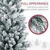 YOOCOZZ  Classic Christmas Decoration - 6ft Pre-Lit Slim Noble Fir Artificial Xmas Tree with 170 Warm White LED Lights and 390 Tips, Green - 4 of 4