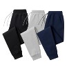 Men's 3 Pack Ultra Soft French Terry Dual Pocket Joggers - 4 of 4