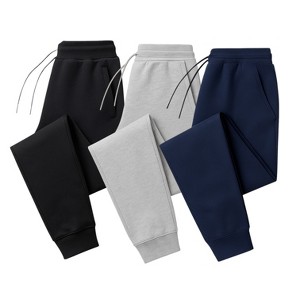 Men's 3 Pack Ultra Soft French Terry Dual Pocket Joggers - 1 of 4