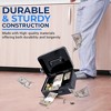 SereneLife Cash Box - Secure, Portable Money Storage - Black - 3 of 4