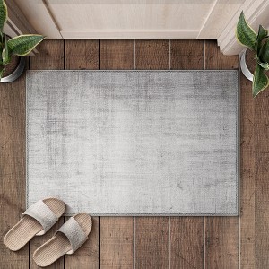 Sorbus 2 ft x 3 ft Entry Mat Rug for Entryway, Machine Washable, Non-Slip, Vintage Rug - 1 of 4