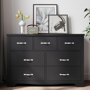 Drawers Dresser for Bedroom, Wood Bedroom Dresser Modern Drawer Chest - 1 of 4