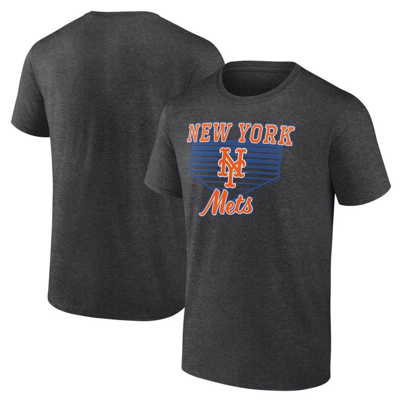 MLB New York Mets Men's Gray Core T-Shirt, 1 of 4